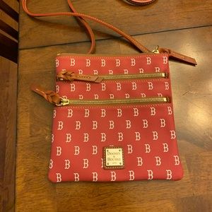 Dooney & Bourke  MLB Red Sox N S Triple Zip Crossbody